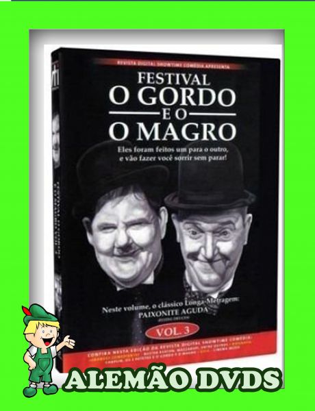 Festival o Gordo e o Magro Série completa volume 1 ao 5