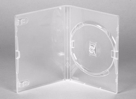 Caixinha Box amaray Simples P/ 1 DVD - Transparente