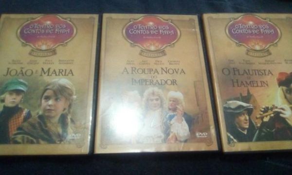 O teatro dos contos de fada 3 dvds originais