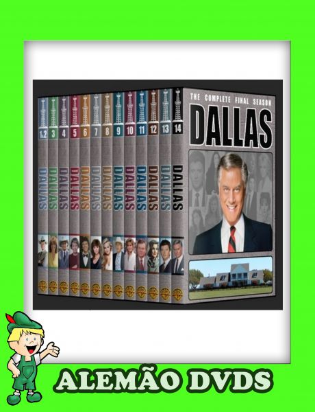 Dallas - série clássica completa  14 temp. dublada + Filmes de Brinde em 76 DVDs