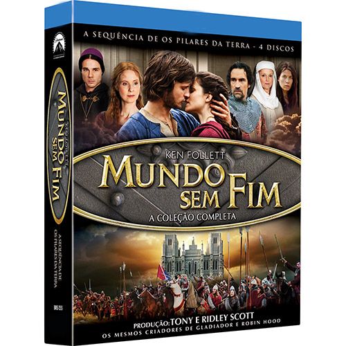 Mundo sem Fim coleção completa com 4 DVDs